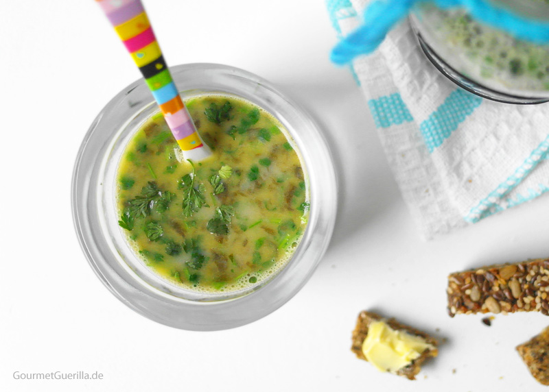 Sorrel soup with chervil | GourmetGuerilla.de