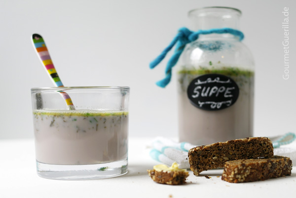 Sorrel soup with chervil