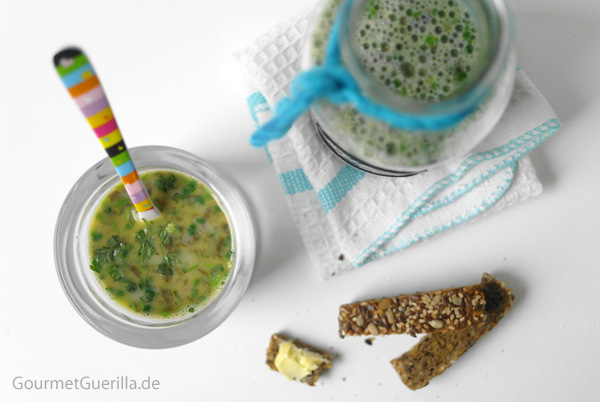 Sorrel soup with chervil